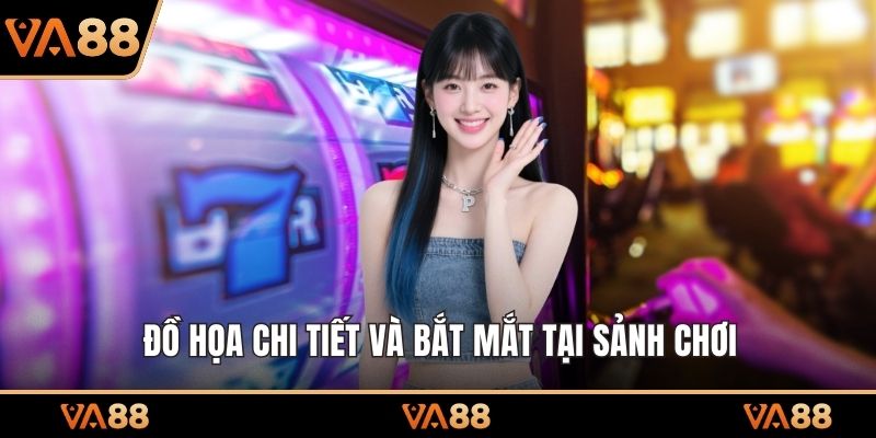 Đồ họa chi tiết và bắt mắt tại sảnh chơi